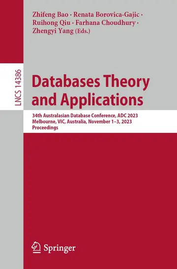 Cover of Databases Theory and Applications