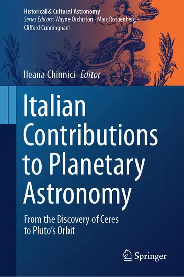 Cover of Italian Contributions to Planetary Astronomy