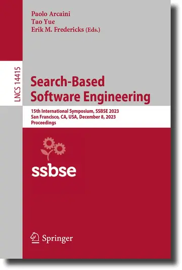 Cover of Search-Based Software Engineering