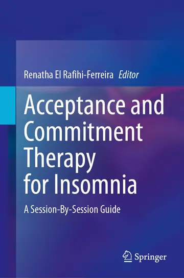 Cover of Acceptance and Commitment Therapy for Insomnia