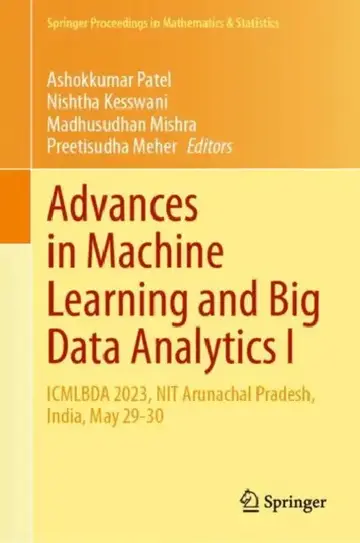 Cover of Advances in Machine Learning and Big Data Analytics I