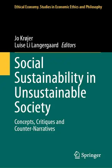 Cover of Social Sustainability in Unsustainable Society