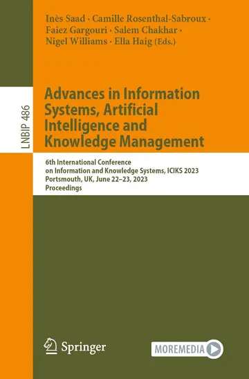 Cover of Advances in Information Systems, Artificial Intelligence and Knowledge Management