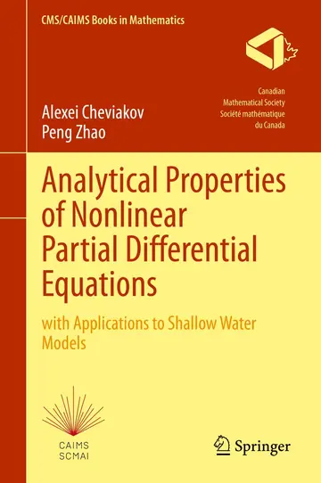 Cover of Analytical Properties of Nonlinear Partial Differential Equations