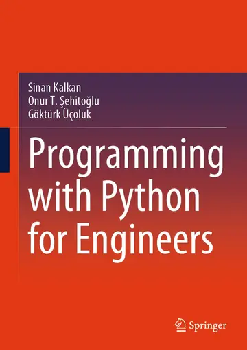Cover of Programming with Python for Engineers