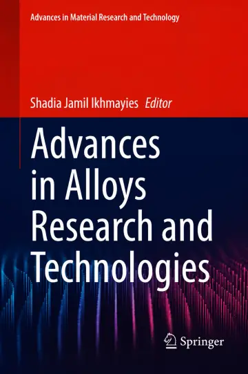 Cover of Advances in Alloys Research and Technologies