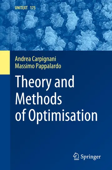 Cover of Theory and Methods of Optimisation