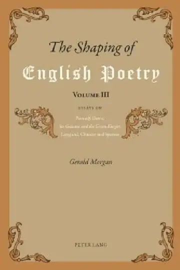Cover of The Shaping of English Poetry- Volume III
