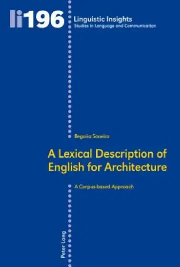 Cover of A Lexical Description of English for Architecture