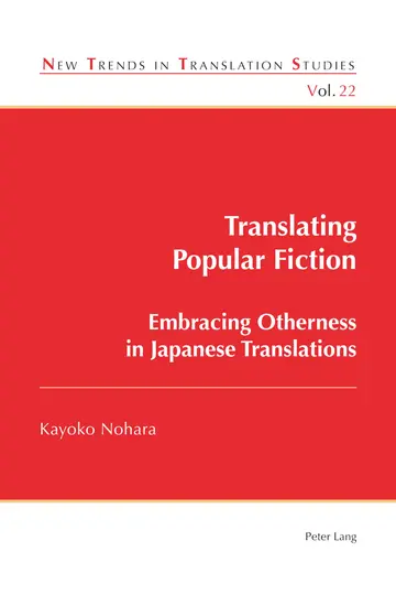 Cover of Translating Popular Fiction