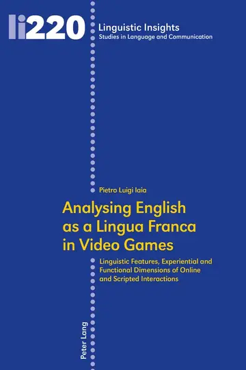 Cover of Analysing English as a Lingua Franca in Video Games