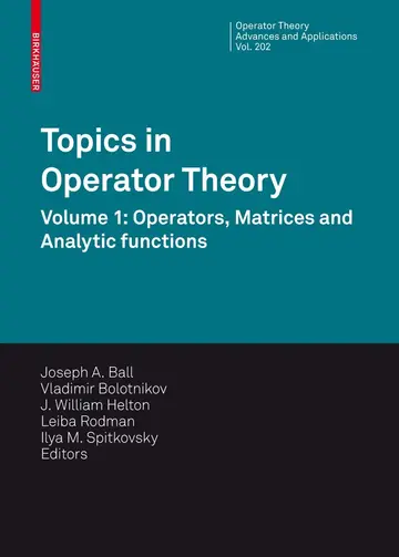 Cover of Topics in Operator Theory
