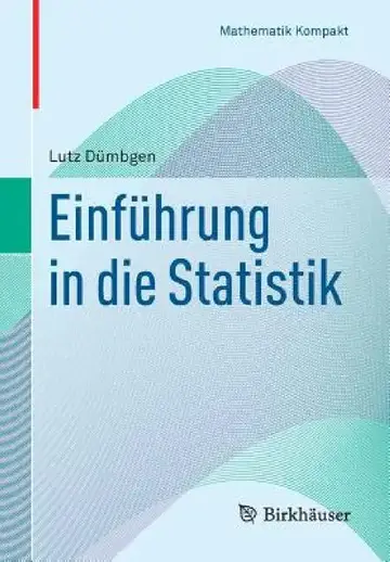 Cover of Einführung in Die Statistik