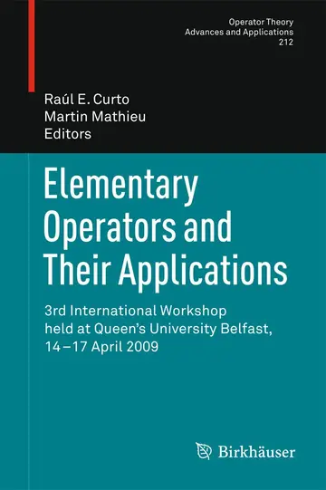 Cover of Elementary Operators and Their Applications