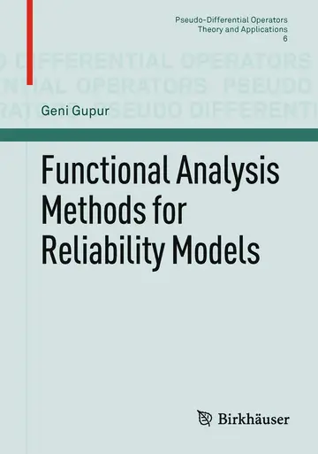 Cover of Functional Analysis Methods for Reliability Models