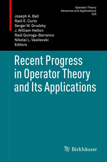 Cover of Recent Progress in Operator Theory and Its Applications