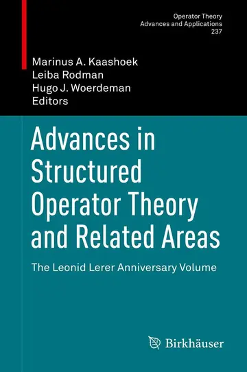 Cover of Advances in Structured Operator Theory and Related Areas