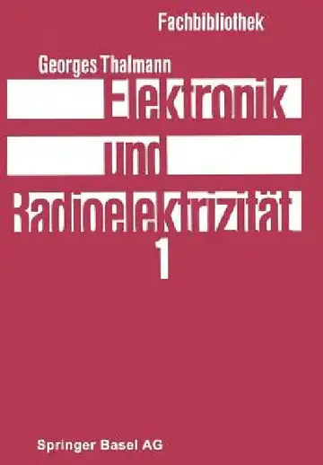 Cover of Elektronik Und Radioelektrizität