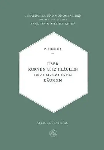 Cover of Über Kurven Und Flächen in Allgemeinen Räumen