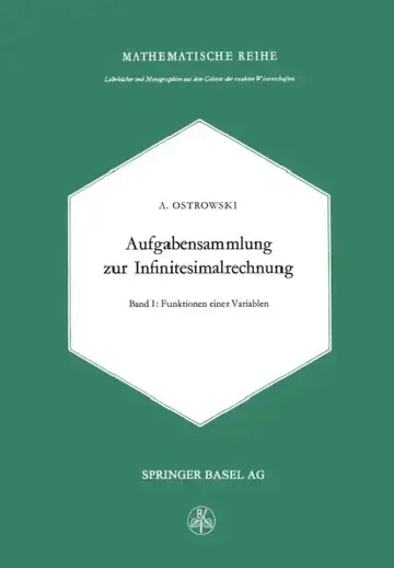 Cover of Aufgabensammlung Zur Infinitesimalrechnung