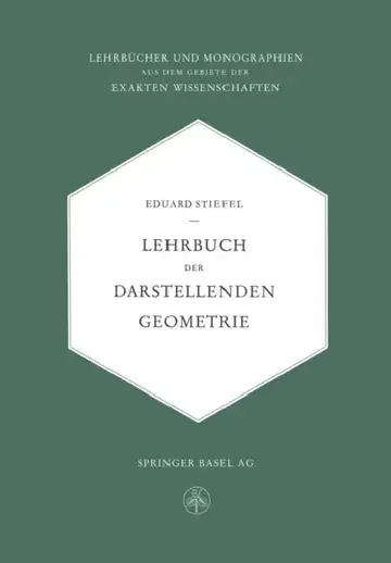 Cover of Lehrbuch Der Darstellenden Geometrie