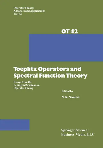 Cover of Toeplitz Operators and Spectral Function Theory