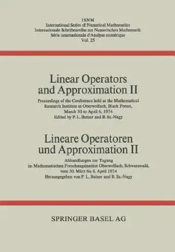 Cover of Linear Operators and Approximation II / Lineare Operatoren Und Approximation II