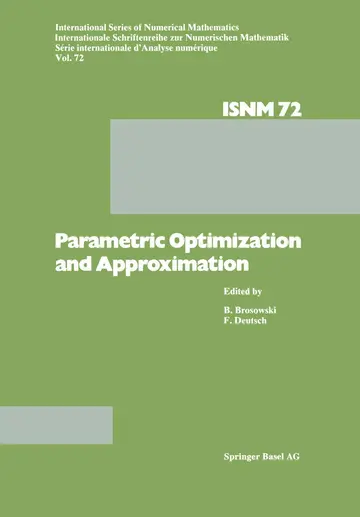 Cover of Parametric Optimization and Approximation