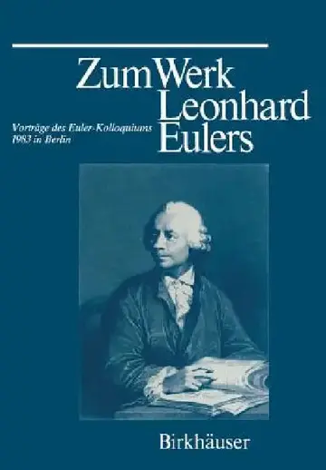Cover of Zum Werk Leonhard Eulers
