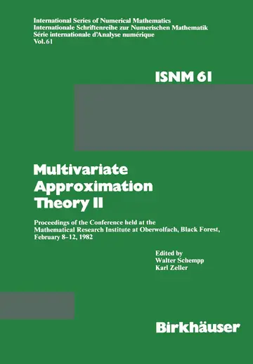 Cover of Multivariate Approximation Theory II