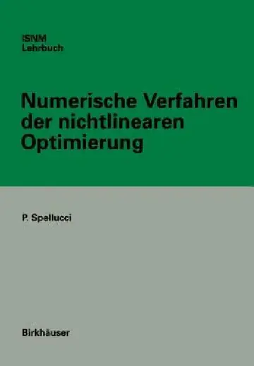 Cover of Numerische Verfahren Der Nichtlinearen Optimierung