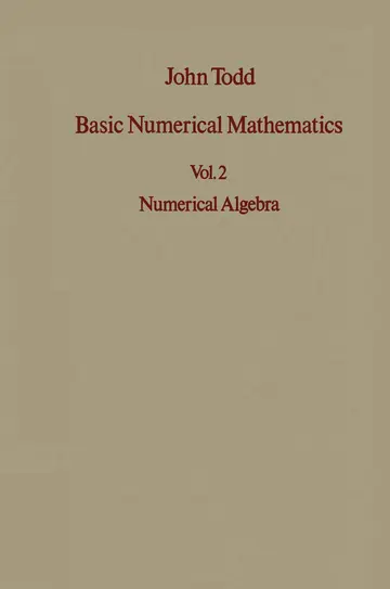 Cover of Basic Numerical Mathematics