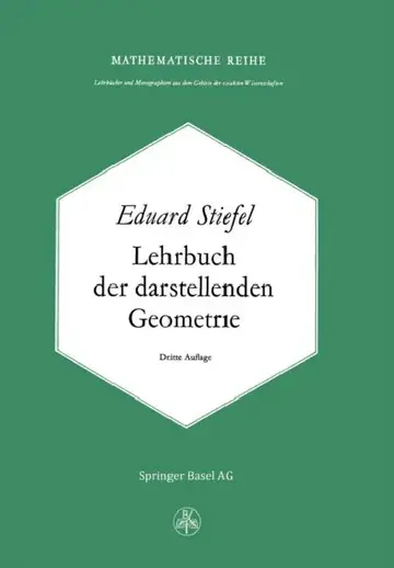 Cover of Lehrbuch Der Darstellenden Geometrie