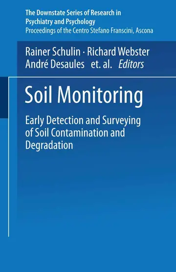 Cover of Soil Monitoring