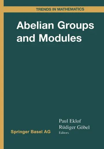 Cover of Abelian Groups and Modules