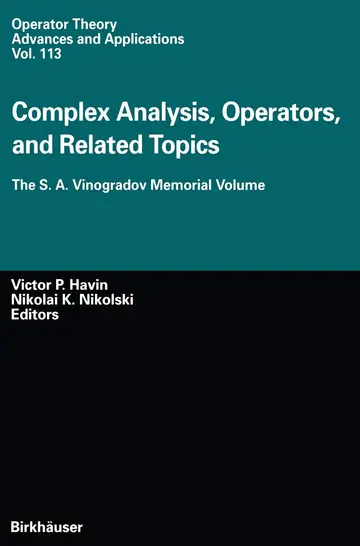Cover of Complex Analysis, Operators, and Related Topics