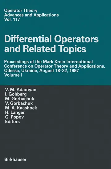 Cover of Differential Operators and Related Topics