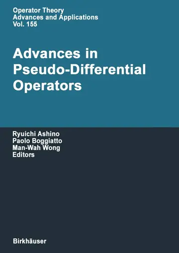 Cover of Advances in Pseudo-Differential Operators
