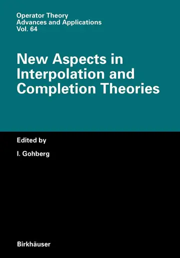 Cover of New Aspects in Interpolation and Completion Theories