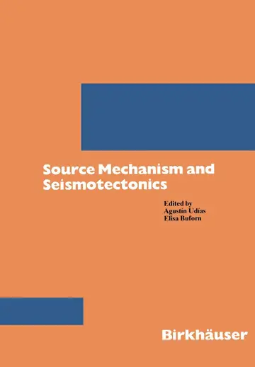 Cover of Source Mechanism and Seismotectonics