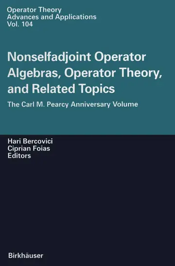 Cover of Nonselfadjoint Operator Algebras, Operator Theory, and Related Topics