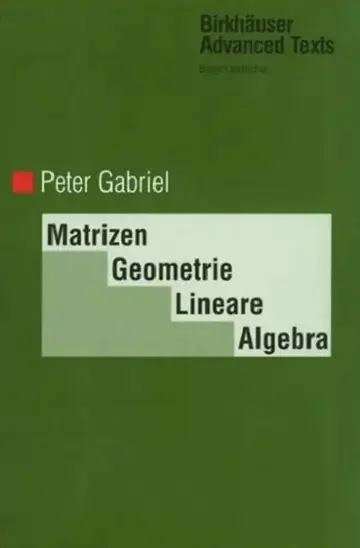 Cover of Matrizen, Geometrie, Lineare Algebra