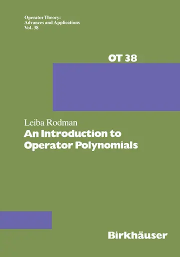Cover of An Introduction to Operator Polynomials