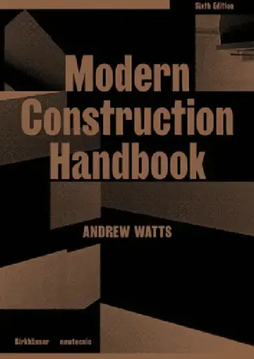 Cover of Modern Construction Handbook