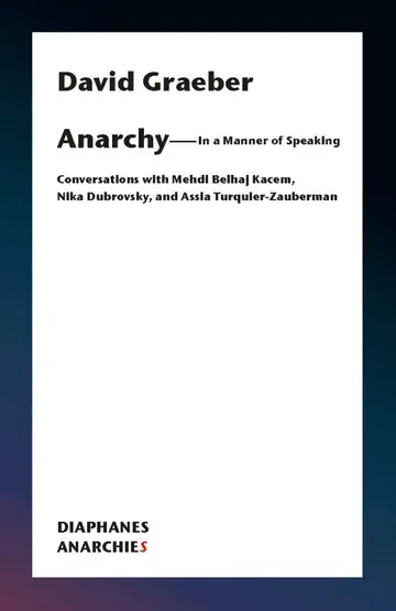 Cover of Anarchy in a Manner of Speaking