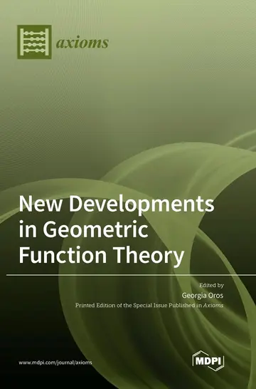 Cover of New Developments in Geometric Function Theory