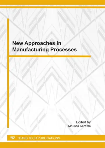 Cover of New Approaches in the Manufacturing Processes
