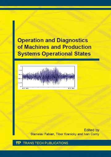 Cover of Operation and Diagnostics of Machines and Production Systems Operational States
