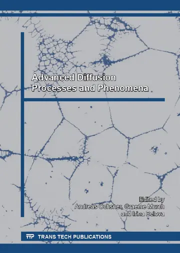 Cover of Advanced Diffusion Processes and Phenomena