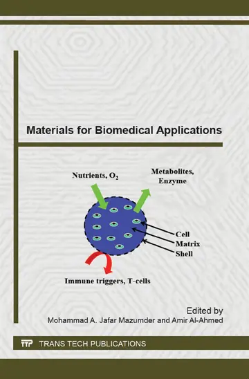 Cover of Materials for Biomedical Applications
